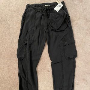 Black Cargo Pants New with Tags